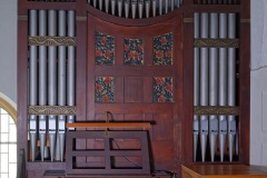 Einmanualige Jugendstilorgel der Firma G.F. Steinmeyer & Cie aus dem Jahre 1911
