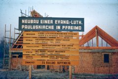 Bauschild Pauluskirche