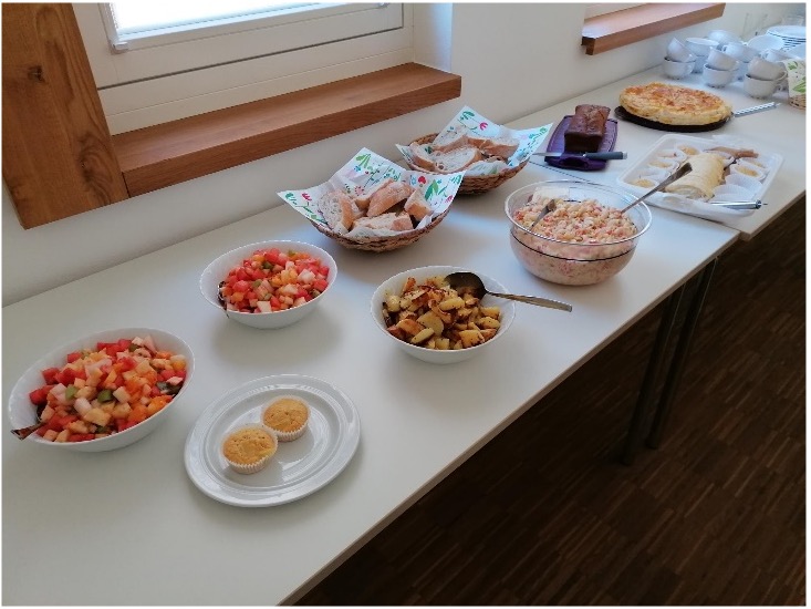 Für die Cook-Inseln typisches Mittagessen